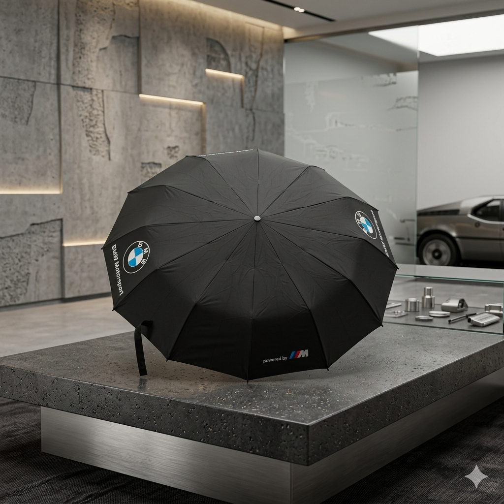 BMW 12-Rib Automatic Open & Close Umbrella